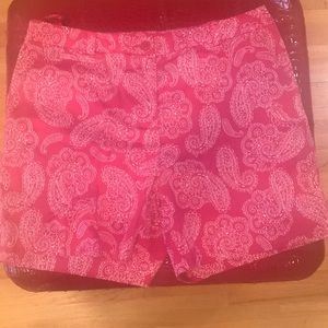Jones of New York pink Paisley shorts